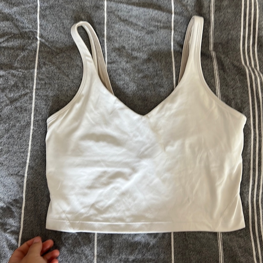 White Lululemon Align Tank size 6